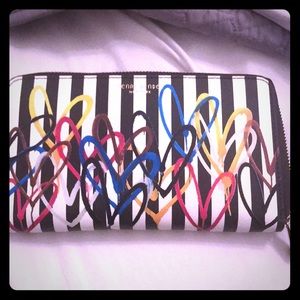 Henri Bendel large zip wallet brand new with tags
